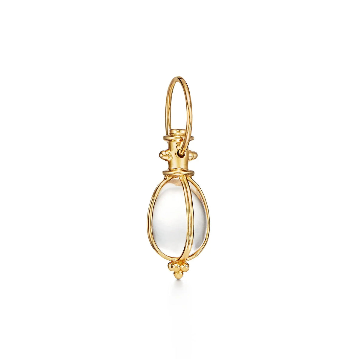 18K Extra Small Original Rock Crystal Amulet