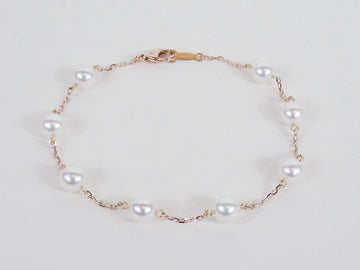 Station Akoya Pearl Bracelet Mikimoto