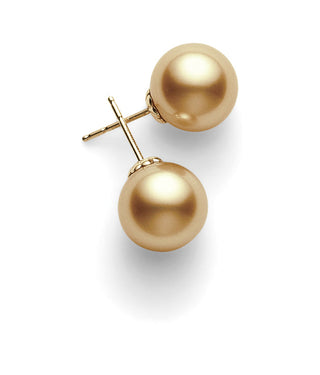 Basic Golden South Sea Pearl Earrings thumbnail