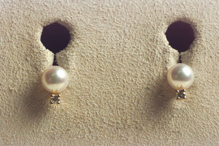 Basic Akoya Pearl Earrings thumbnail