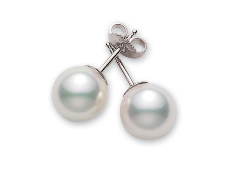 Basic Akoya Pearl Earrings Mikimoto