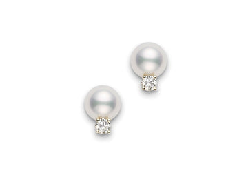 Basic Akoya Pearl Earrings Mikimoto