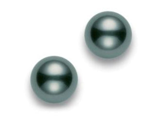 Basic Black South Sea Pearl Earrings thumbnail