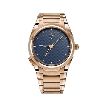 Parmigiani Fleurier Tonda Pf Gmt Rattrapante Rose Gold Milano Blue - PFC905-2020001-200182