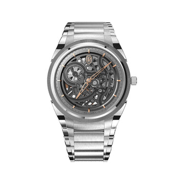 Parmigiani Fleurier Tonda Pf Skeleton Steel Platinum Graphite - PFC912-1020001-100182
