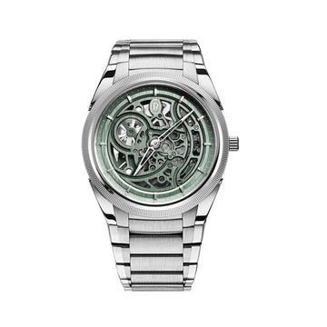 Parmigiani Fleurier Tonda Pf Skeleton Steel Platinum Slate Green - PFC912-1020002-100182