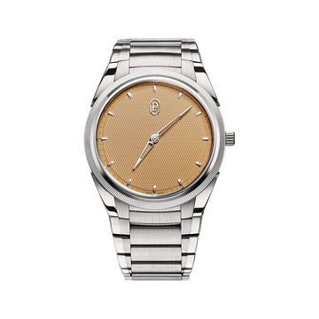 Parmigiani Fleurier Tonda Pf Micro Rotor No Date Steel Platinum Golden Siena - PFC914-1020021-100182