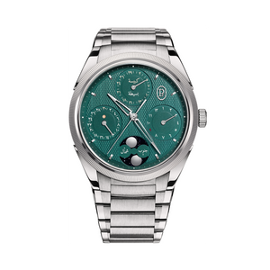 TONDA PF HIJRI PERPETUAL CALENDAR STEEL PLATINUM VIRIDIAN GREEN