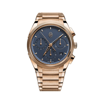 Parmigiani Fleurier Tonda Pf Chronograph Rose Gold Milano Blue Cosc - PFC915-2020001-200182