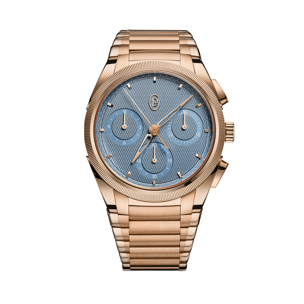 Parmigiani Fleurier Tonda PF Chronograph 40mm Rose Gold Mineral Blue COSC - PFC917-2020001-200182