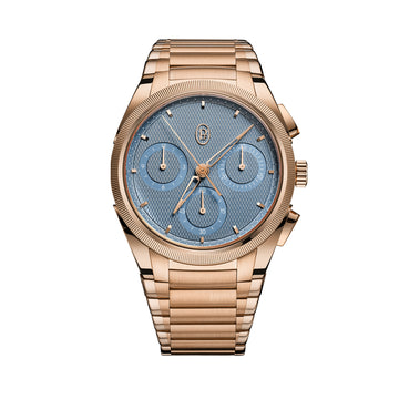 Parmigiani Fleurier Tonda PF Chronograph 40mm Rose Gold Mineral Blue COSC - PFC917-2020001-200182