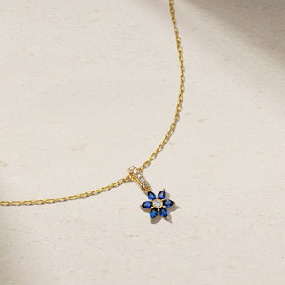 Daffodil Garden Sapphire and Diamond Pendant thumbnail
