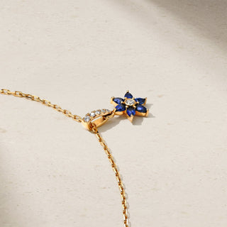 Daffodil Garden Sapphire and Diamond Pendant thumbnail