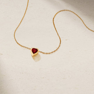 Dilara Bezel Set Ruby Pendant thumbnail