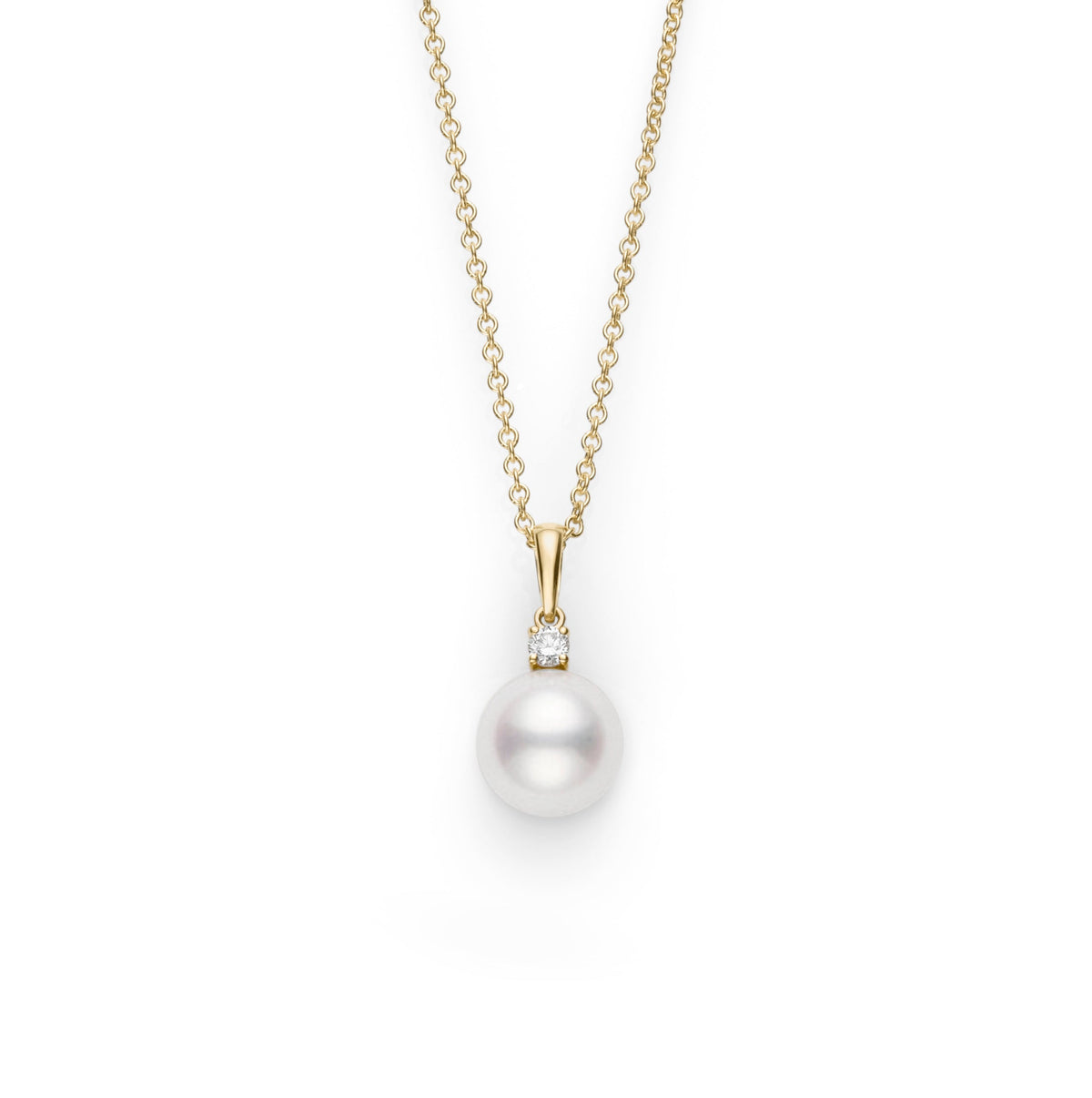 Basic White South Sea Pearl Pendant Mikimoto
