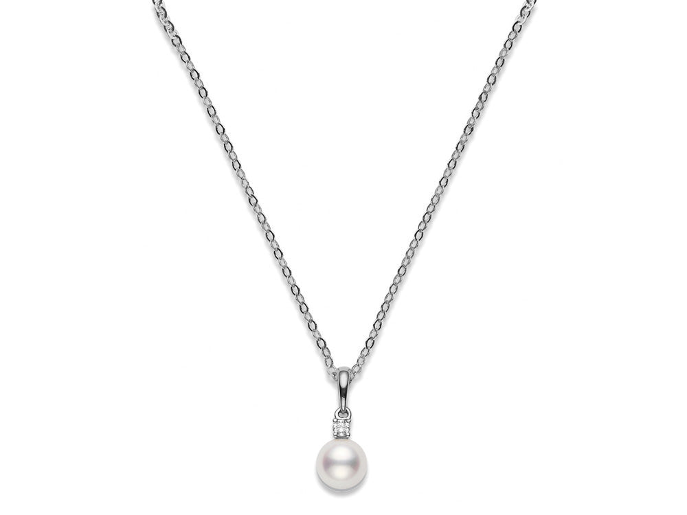 Basic White South Sea Pearl Pendant Mikimoto