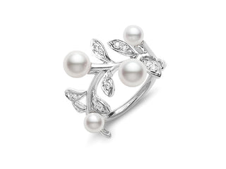 Olive Akoya Pearl Ring thumbnail
