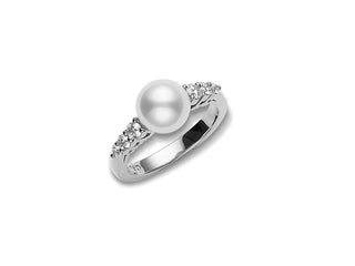 Morning Dew Akoya Pearl Ring thumbnail