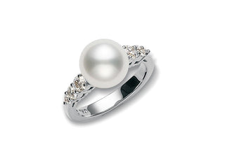 Morning Dew White South Sea Pearl Ring thumbnail