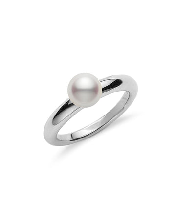 Classic Akoya Pearl Ring Mikimoto