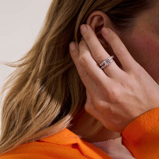 Spear Ring, Sterling Silver, Diamonds thumbnail