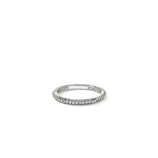 JH Essential Pavé Band Ring, Sterling Silver, Diamonds, 2MM thumbnail