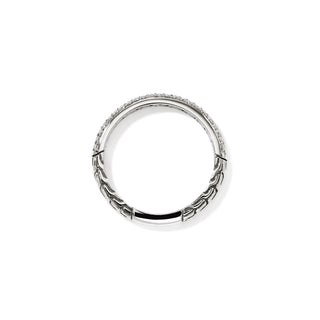 JH Essential Pavé Band Ring, Sterling Silver, Diamonds, 2.5MM thumbnail
