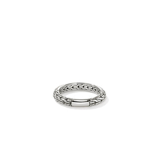 JH Essential Pavé Band Ring, Sterling Silver, Diamonds, 3.5MM thumbnail