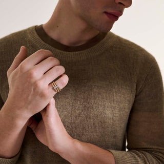 Spear Ring, Gold, Diamonds, Wide thumbnail