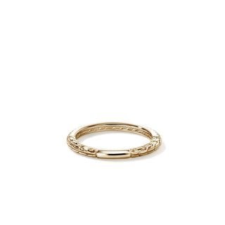 JH Essential Pavé Band Ring, Gold, Diamonds, 2MM thumbnail