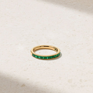 Baguette Emerald Thread Ring thumbnail