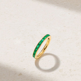 Baguette Emerald Thread Ring thumbnail