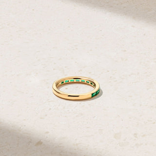 Baguette Emerald Thread Ring thumbnail