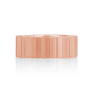 River North Textures Slat Wedding Band thumbnail