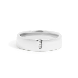 River North Asymmetrical Diamond Wedding Band thumbnail