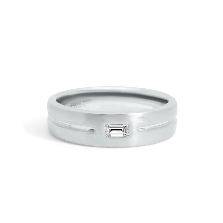 River North 6 MM Baguette Diamond Wedding Band