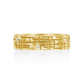 River North Carriage House Diamond Wedding Band thumbnail