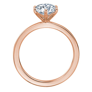 River North 6 Prong Round Solitaire Wedding Ring thumbnail