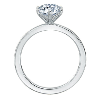 River North 6 Prong Round Solitaire Wedding Ring thumbnail