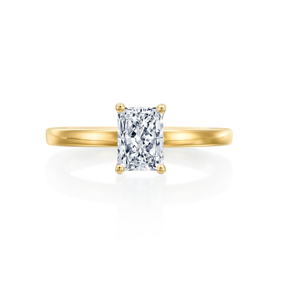 River North Radiant Solitaire Wedding Ring