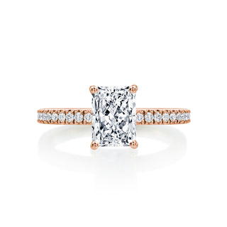 River North Radiant V Head With Side Diamonds Wedding Ring thumbnail