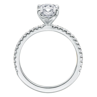 River North Radiant V Head With Side Diamonds Wedding Ring thumbnail