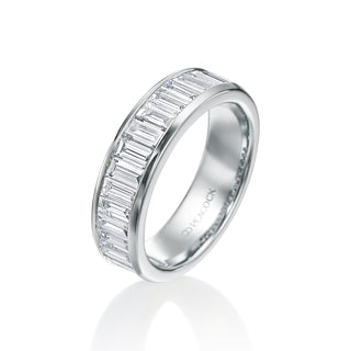 River North 6 MM Baguette Channel Wedding Band thumbnail