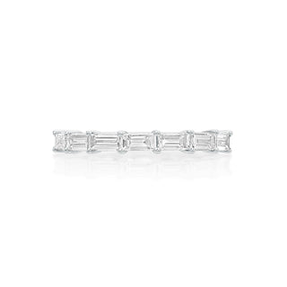 River North 7 Stone Baguette Diamond Wedding Band thumbnail