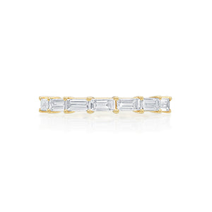 River North 7 Stone Baguette Diamond Wedding Band