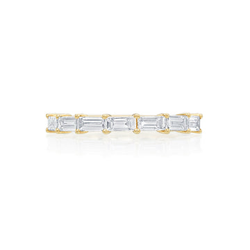 River North 7 Stone Baguette Diamond Wedding Band