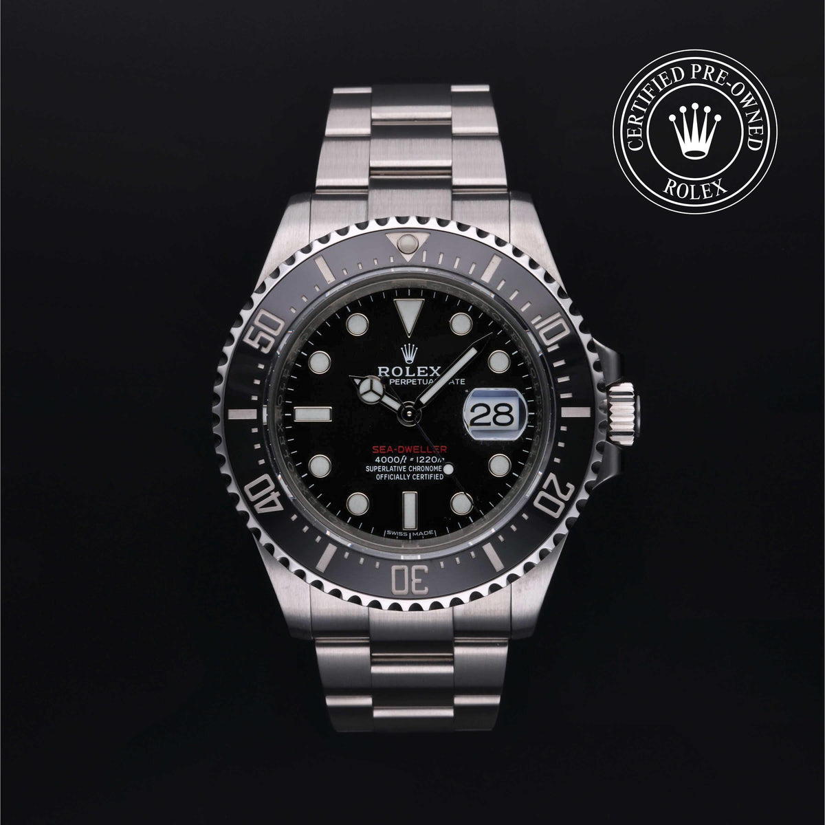 Oyster Perpetual Sea-Dweller Rolex Certified Pre-owned