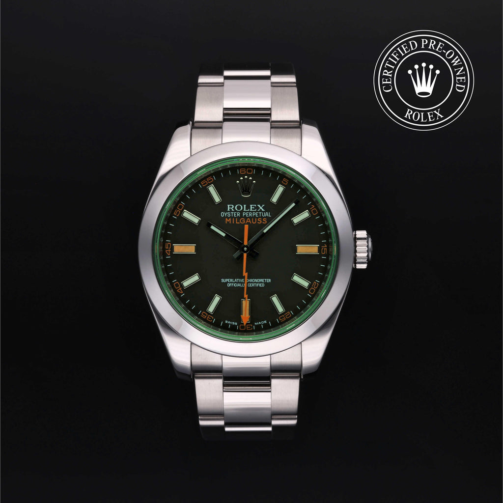 Oyster Perpetual Milgauss Rolex Certified Pre-owned