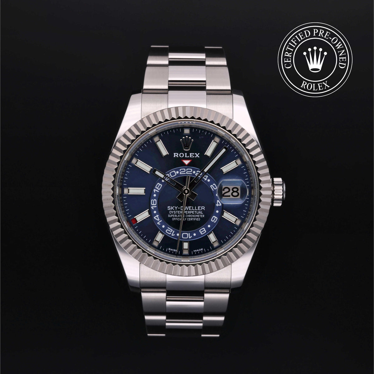 Oyster Perpetual Sky-Dweller Rolex Certified Pre-owned
