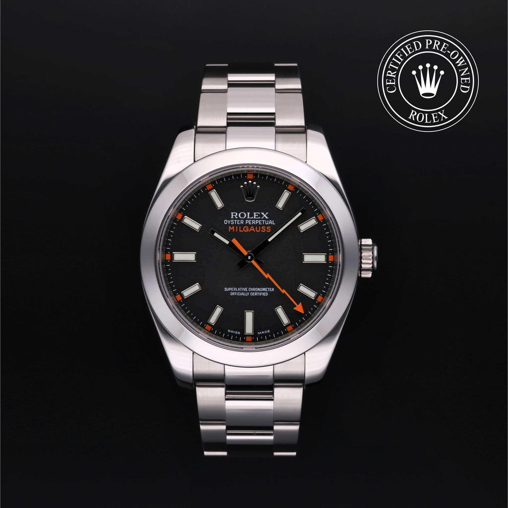 Oyster Perpetual Milgauss Rolex Certified Pre-owned